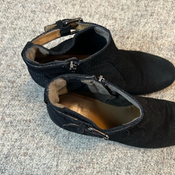 Aquatalia France Perforated Suede Booties - Picture 9 of 9